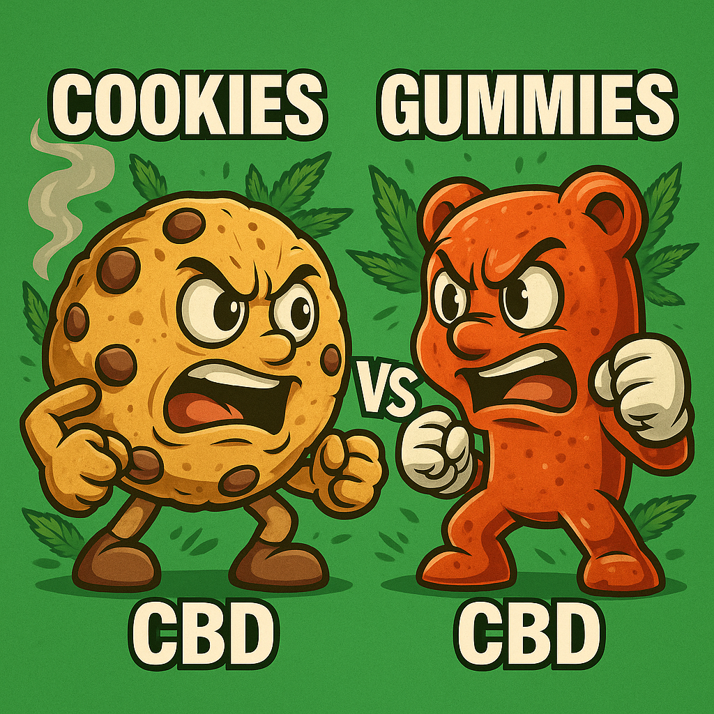 🍪🍬 Cookies vs Gummies CBD : Quelle est la meilleure option pour vous détendre ?